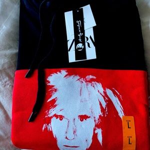 Andy Warhol Edition Zara Cotton Hoodie size Large